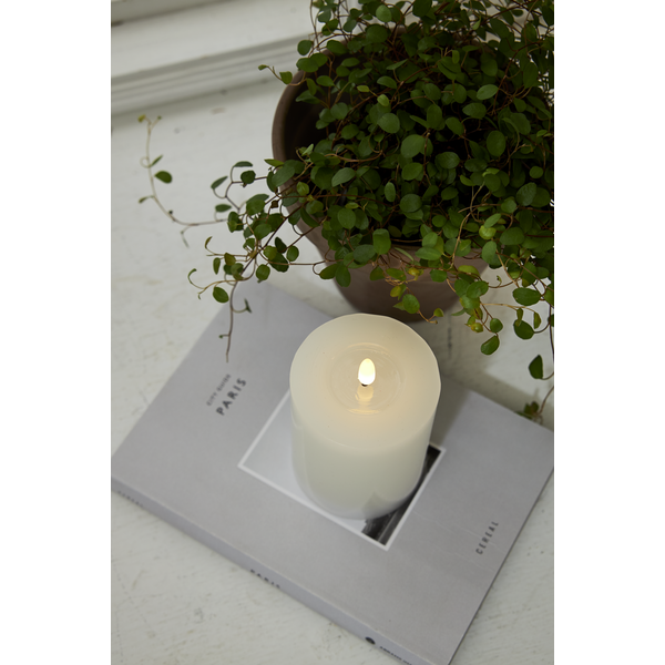 Battery light with timer - LED - Flow - White - 15 cm - 3