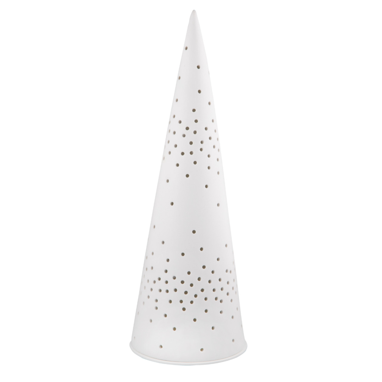 Gran - Julgran med prickar - LED - USB - 9,5x25 cm - 3