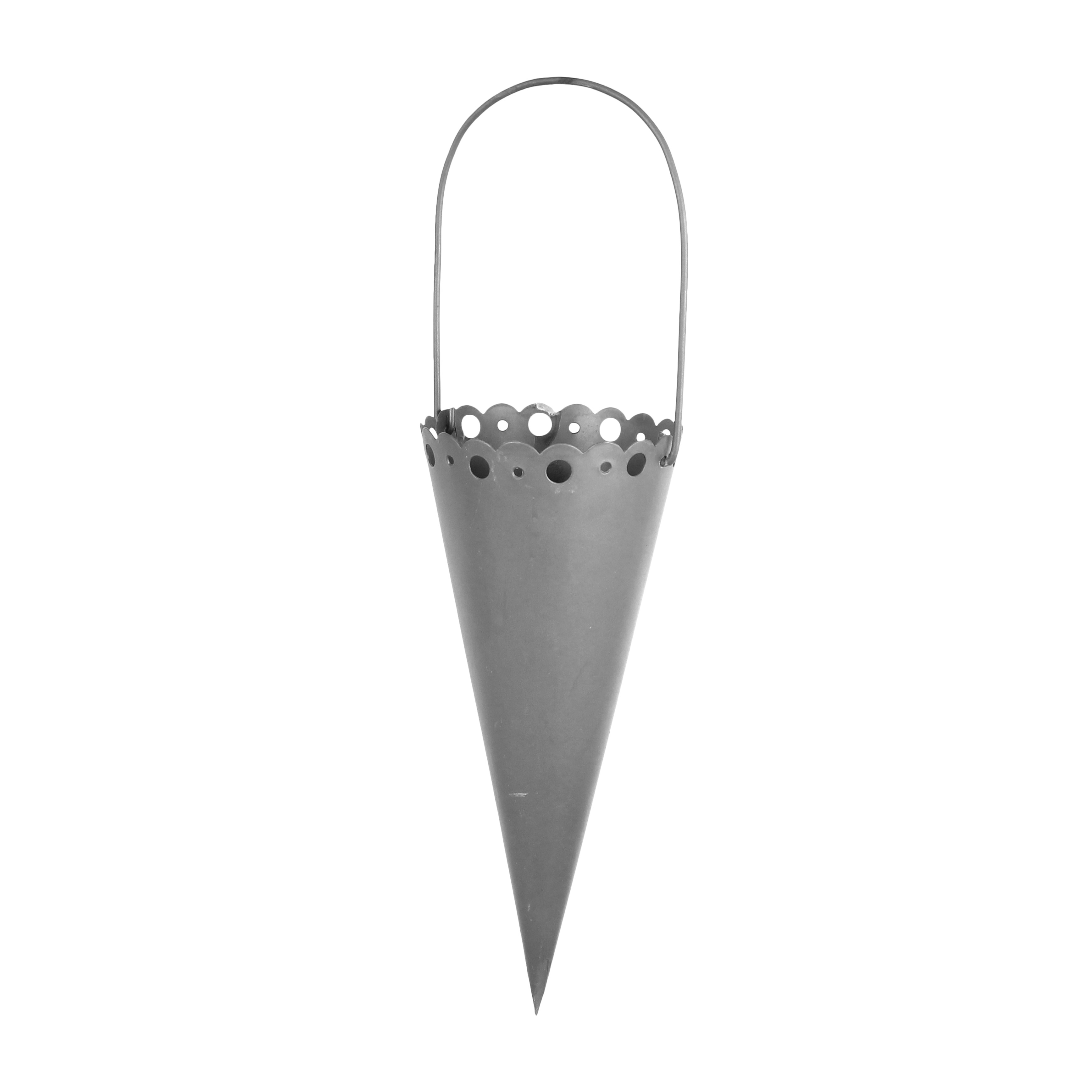Strut zink grå stor - 22 cm - 2