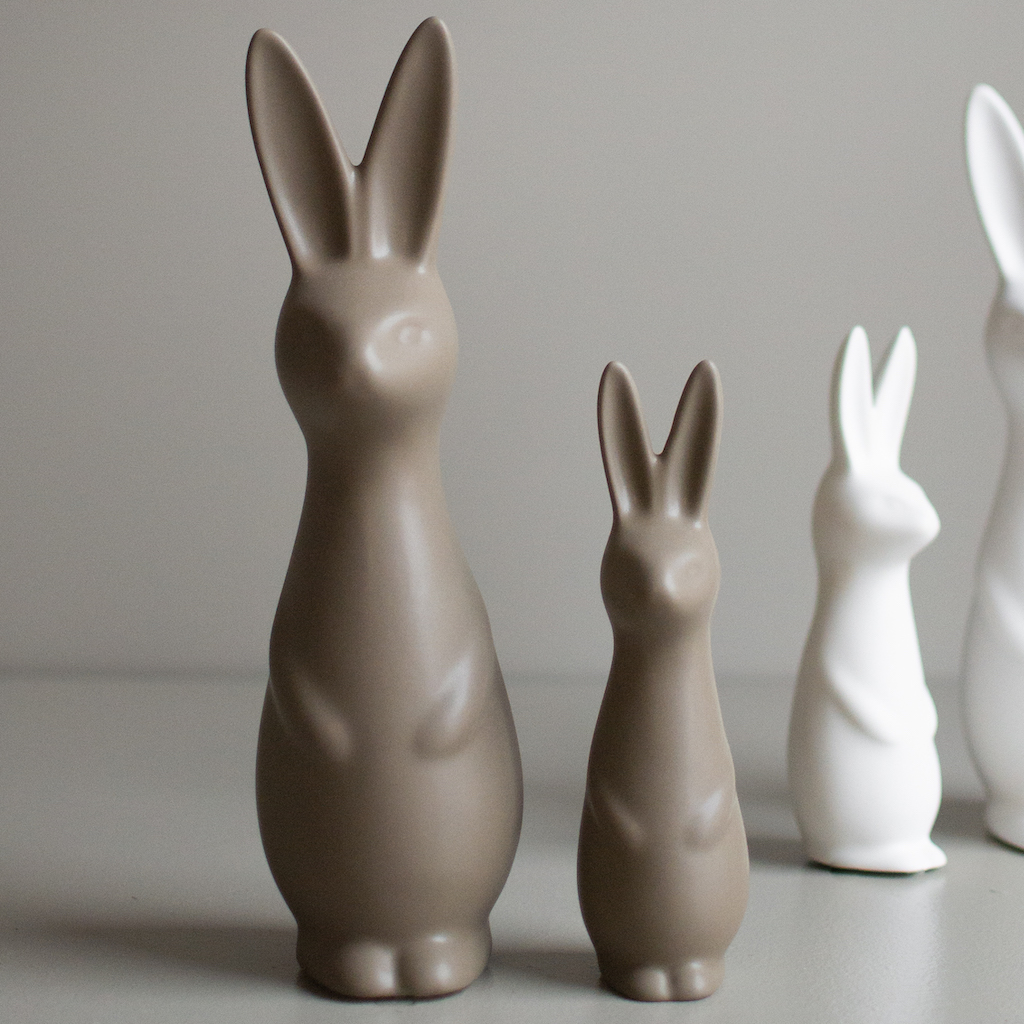Swedish Rabbit - Påskhare - Kanin - Hare - Keramik - Dust - Stor - 6