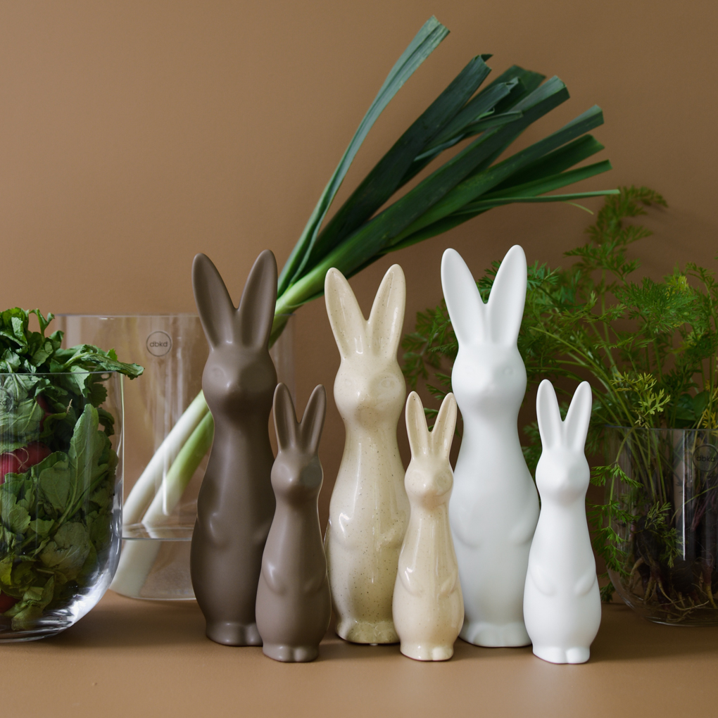 Swedish Rabbit - Påskhare - Kanin - Hare - Keramik - Dust - Stor - 7