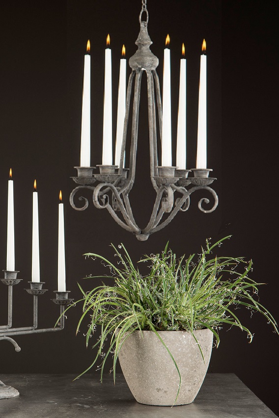 Chandelier / Ceiling chandelier Grey 50 cm - 3