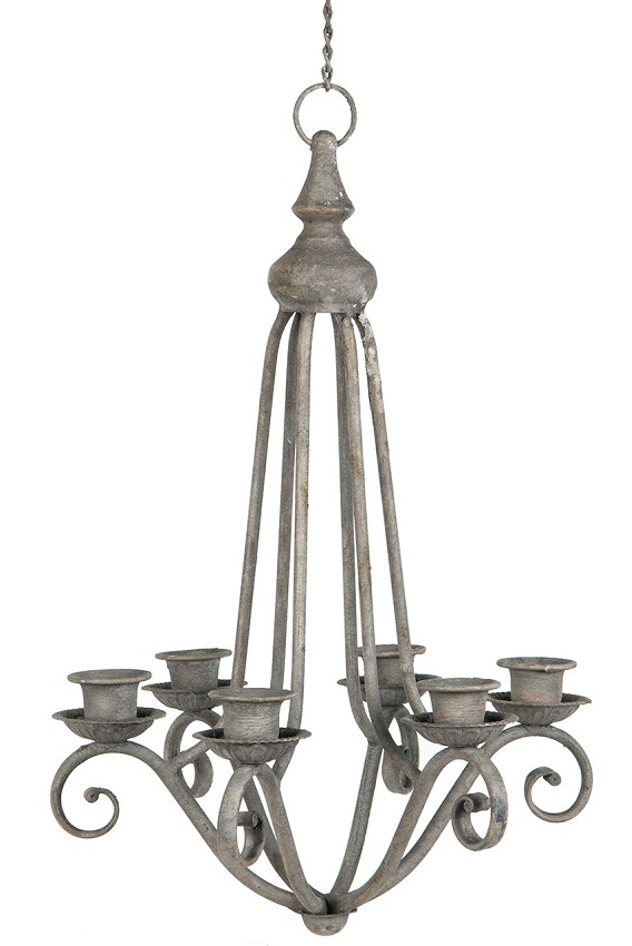 Chandelier / Ceiling chandelier Grey 50 cm - 4