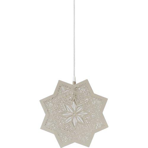 Stjärna – Adventsstjärna – Beige - Metall - 28x28 cm - 4