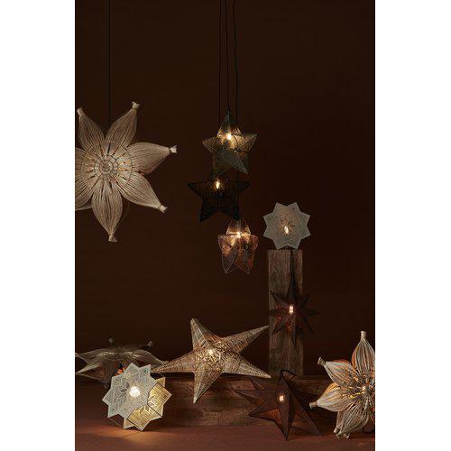 Stjärna – Adventsstjärna – Beige - Metall - 28x28 cm - 3