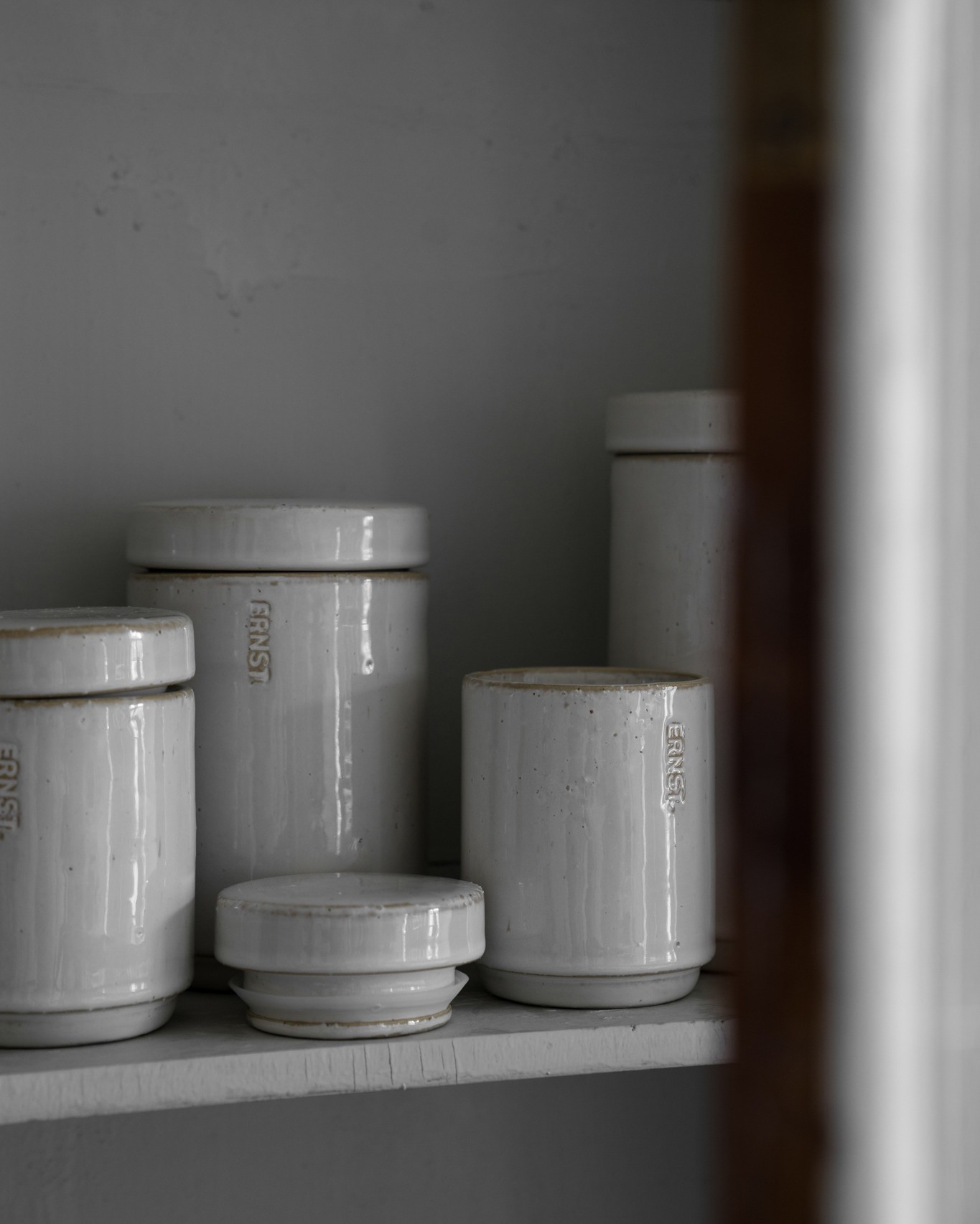 Ernst Storage Jar with Lid - Stoneware - 19x11 cm - 2
