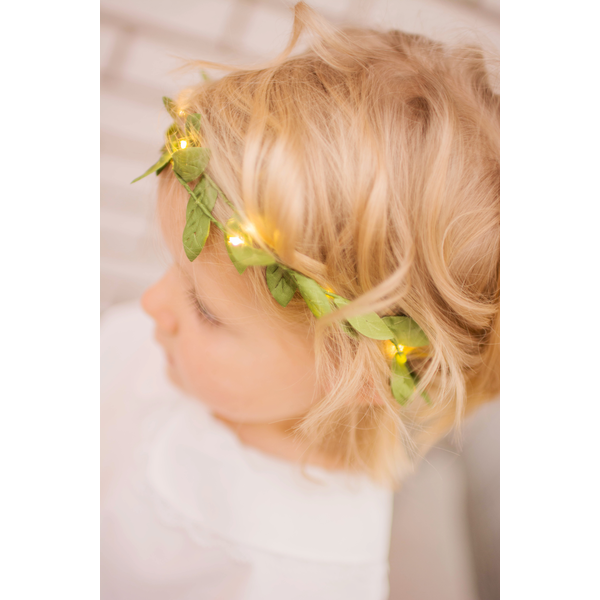 Light garland with leaves - 95 cm - 4