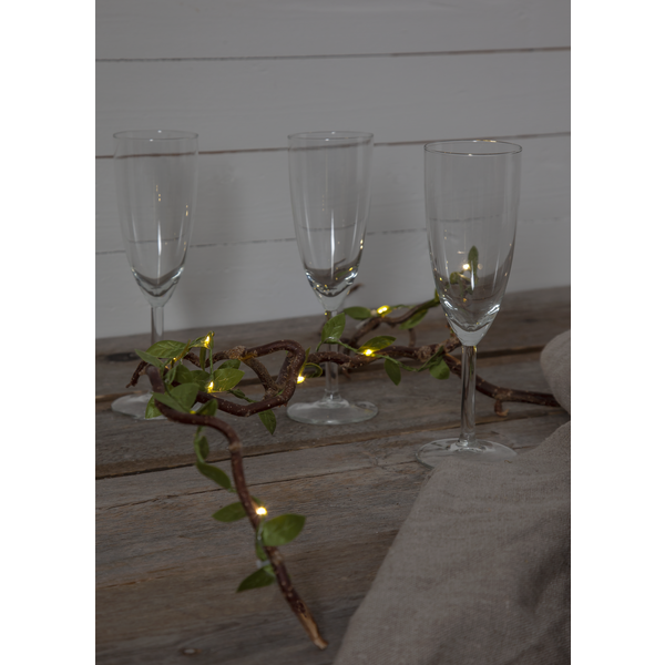 Light garland with leaves - 95 cm - 3