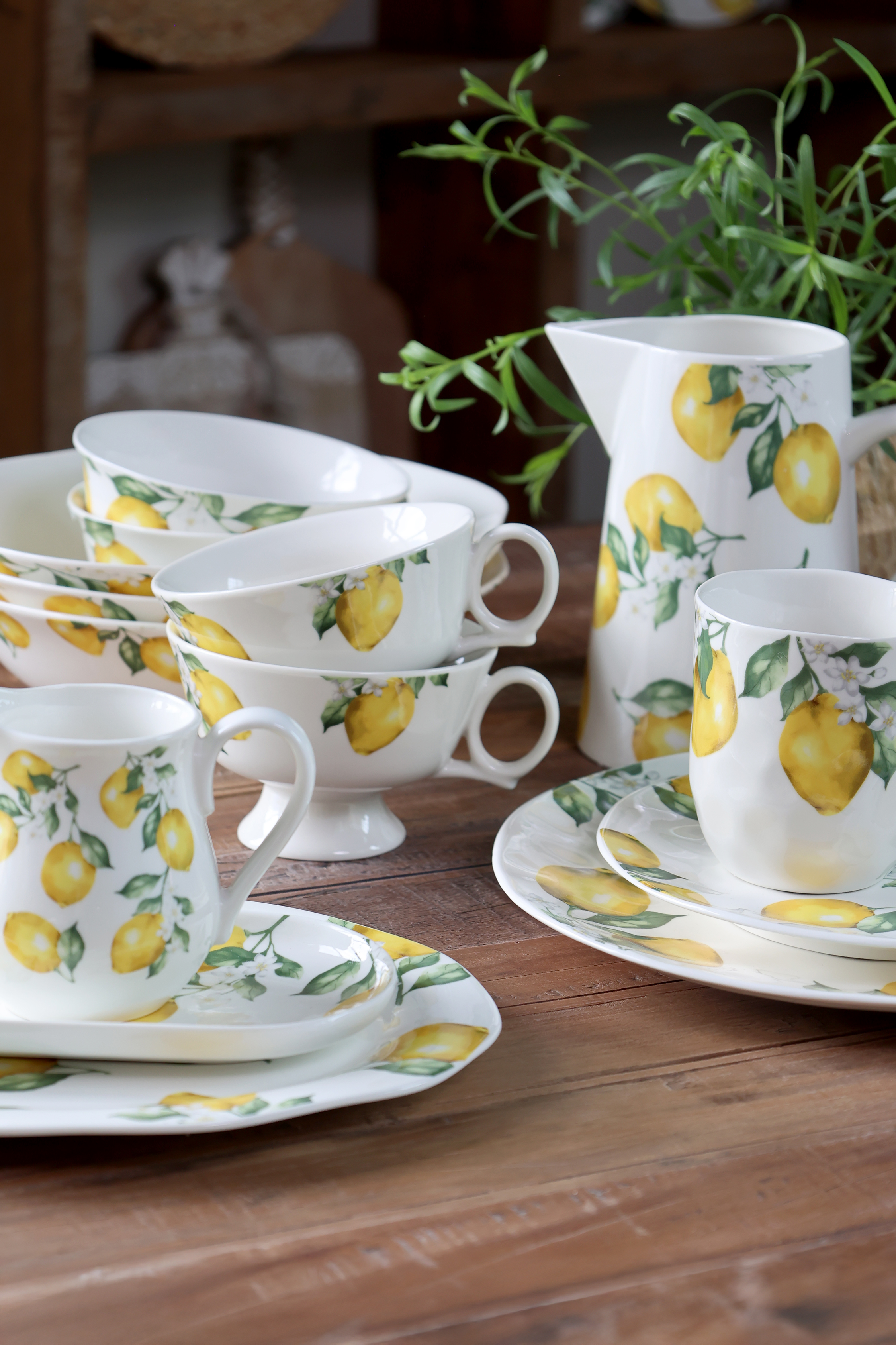 Mug - Cup - Maison - Lemon - Ø12 - H8 cm - 4