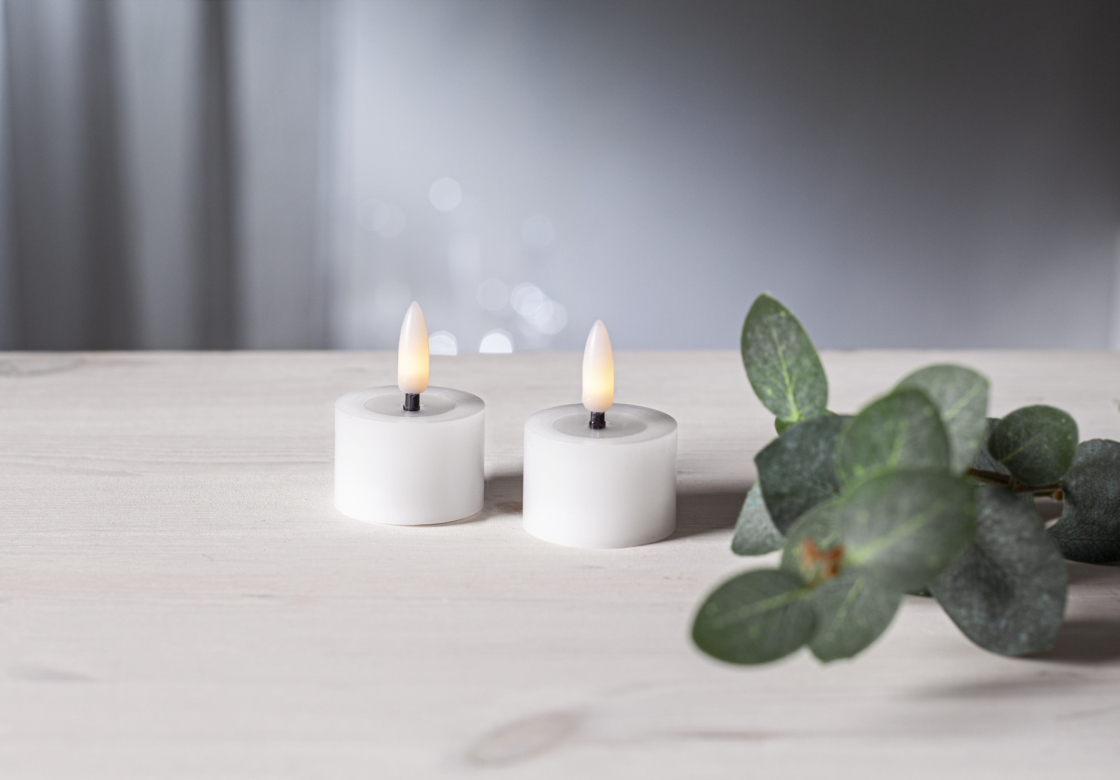 LED Tealight 2-pack - Flow - White - 3