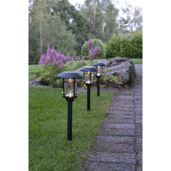 Solar-powered bollard 3-pack - Solar-powered lighting - Garden lighting - 5