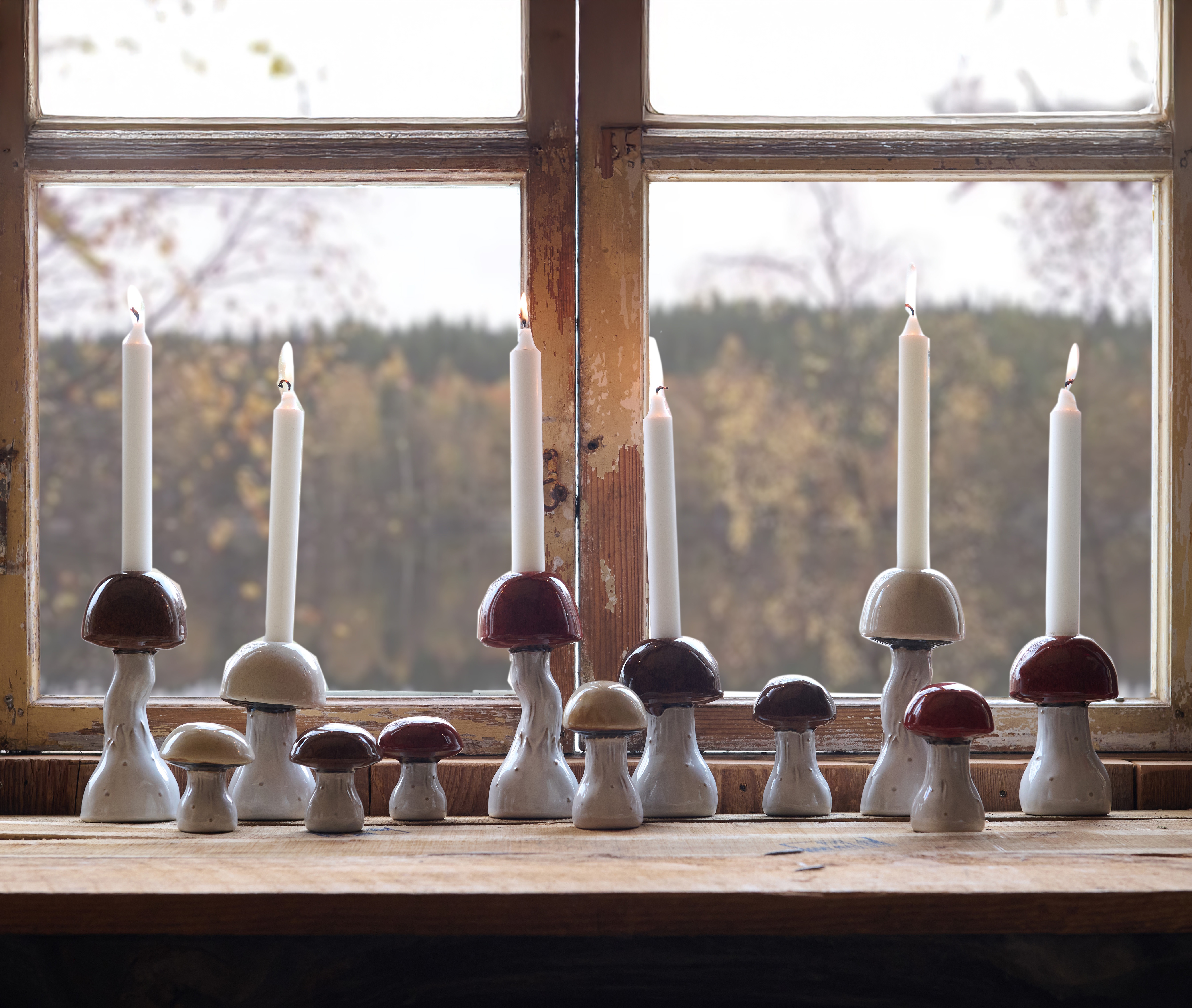 Candlestick Mushroom Beige - Small - 5
