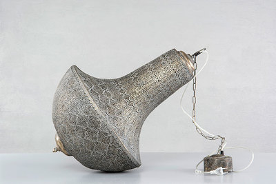 Ceiling lamp Ella - Ø47x72 cm - Antique Gold Brown - 3