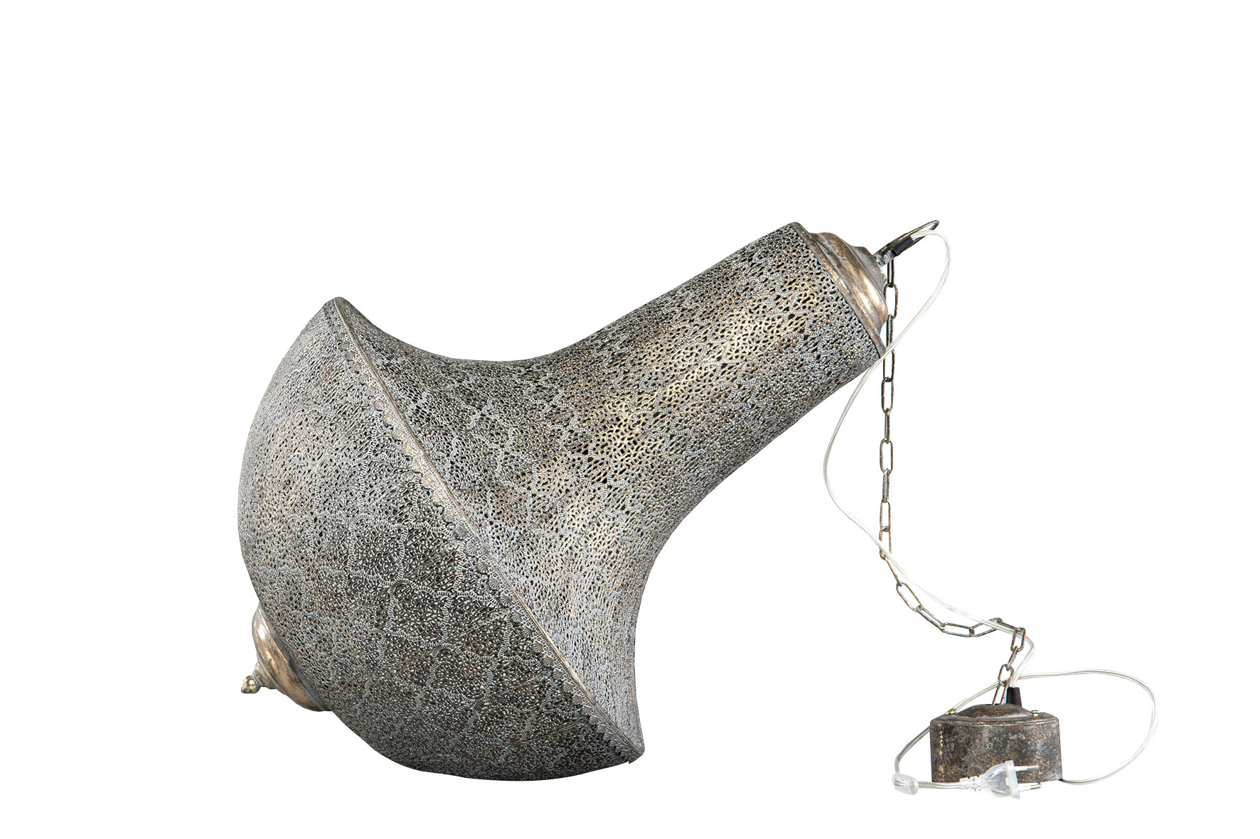 Ceiling lamp Ella - Ø47x72 cm - Antique Gold Brown - 2