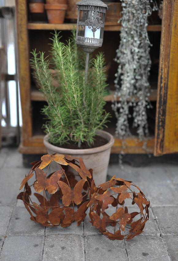 Sphere - Ball - Butterfly - Rust - 24 cm - 3