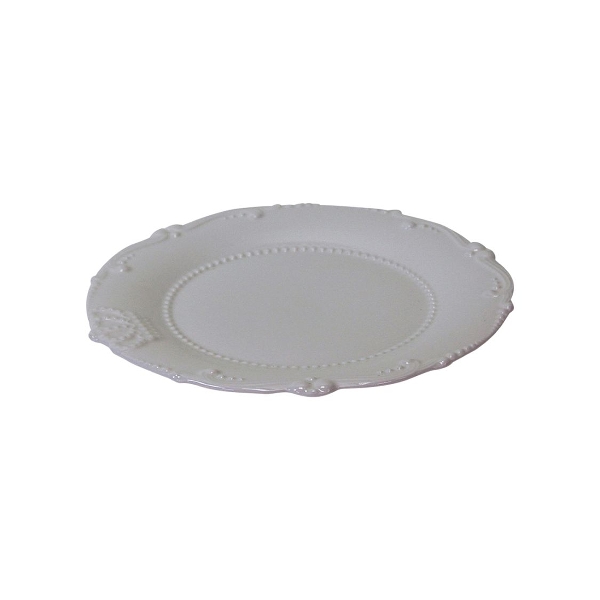 Desserttallrik - Assiett - Crown Ø 20 cm - Vit