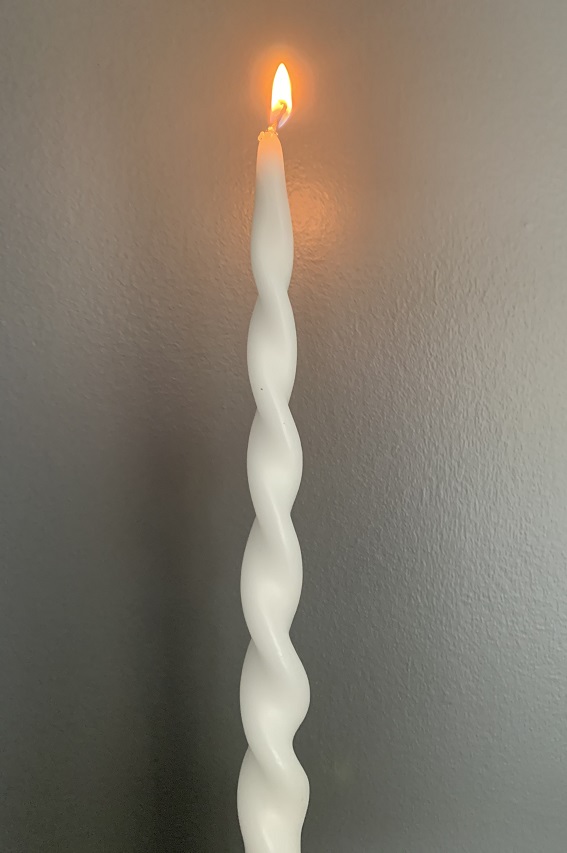 Twisted candle - Twist - White - 29 cm - 2-pack - 3