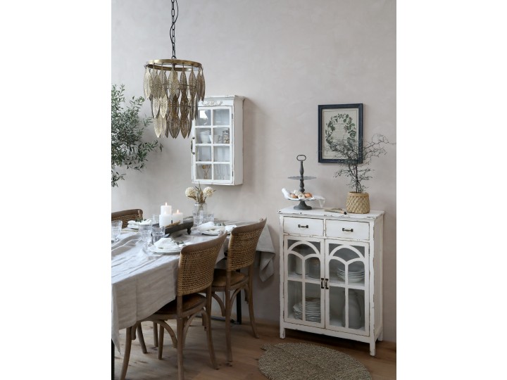 French chair with woven seat & backrest - Rattan - Bentwood - 2-pack - 12