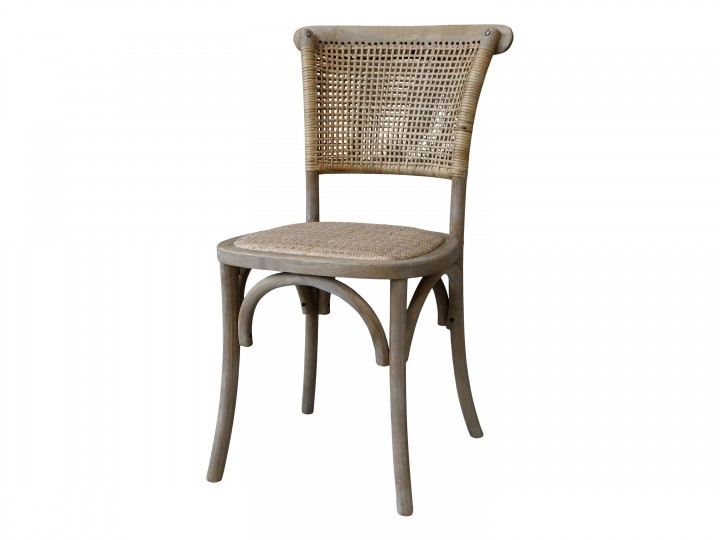 French chair with woven seat & backrest - Rattan - Bentwood - 2-pack - 11