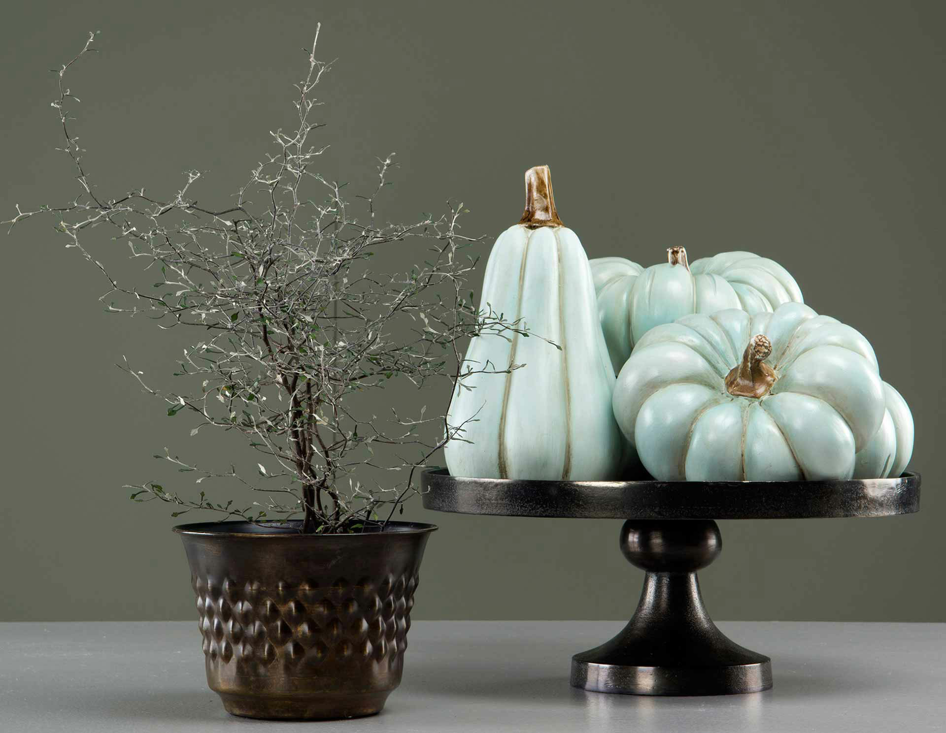 Pumpkin Mint Oblong Poly - 20 cm - 4