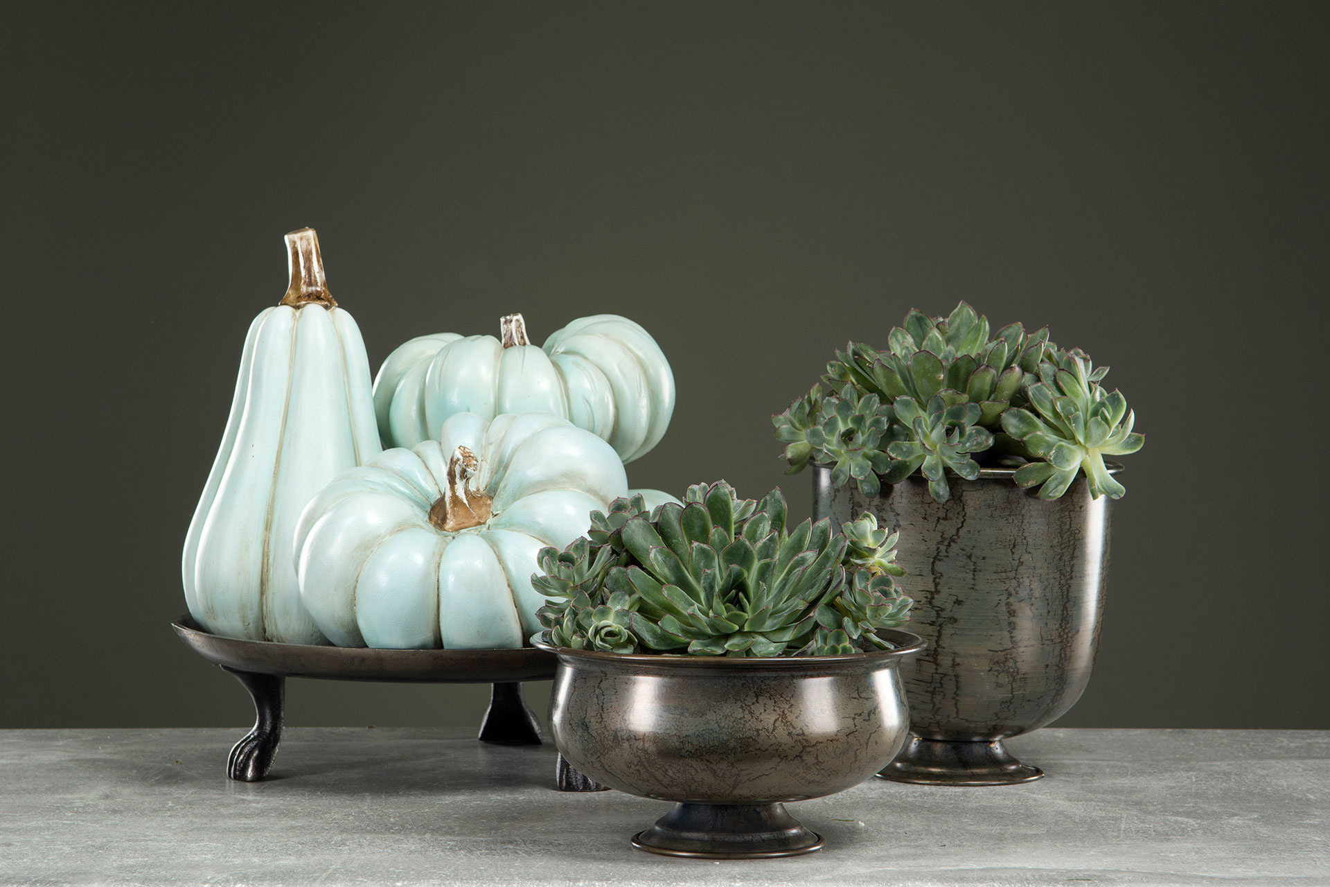 Pumpkin Mint Oblong Poly - 20 cm - 6
