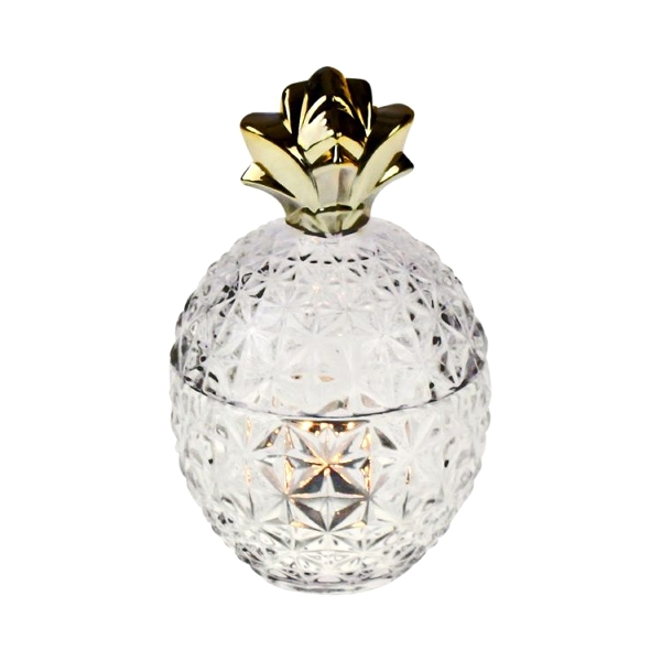 Pineapple - Glass jar - Storage - 14 cm
