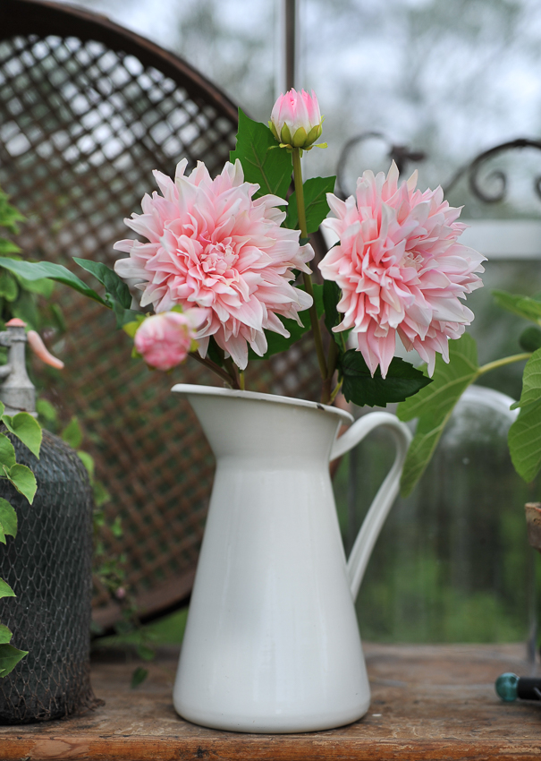 Dahlia - Light Pink - Real Touch - 70 cm - 4