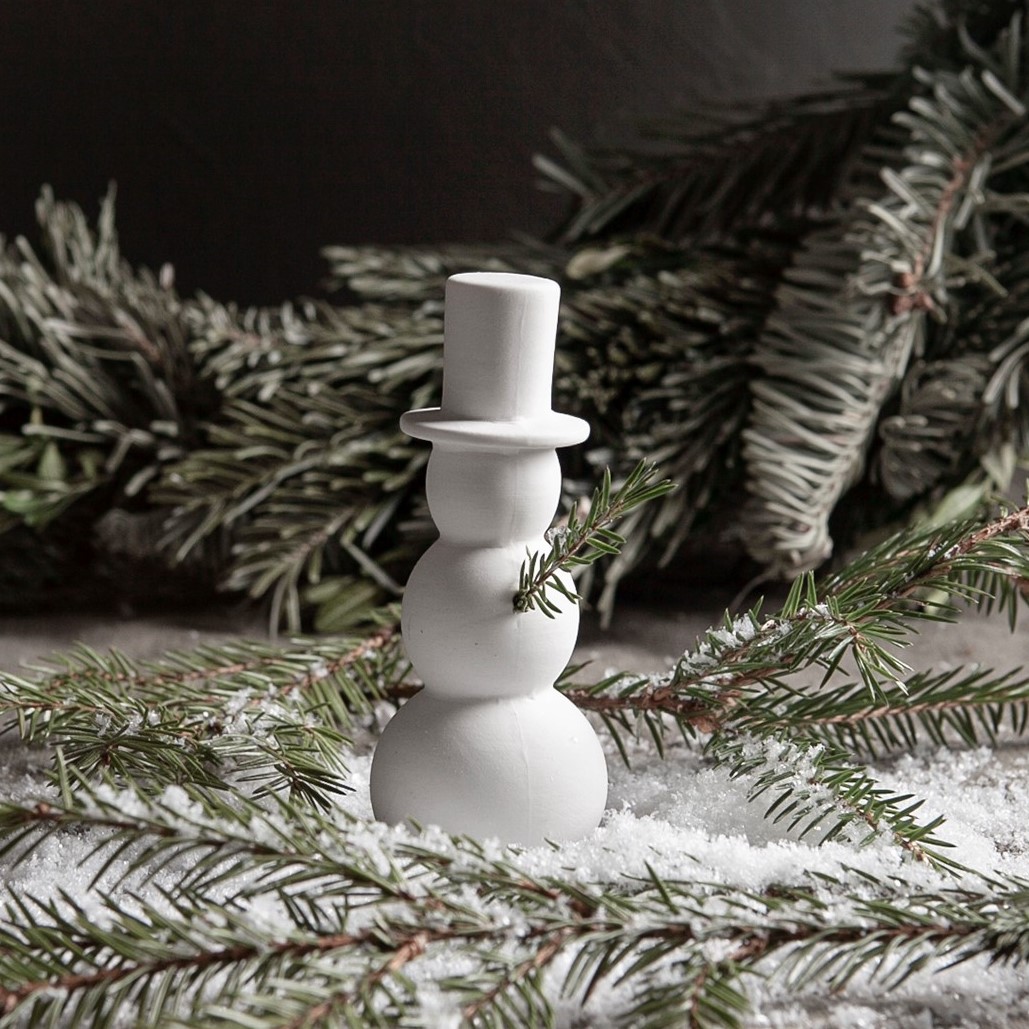 Folke - Snögubbe - Snowman - 10 cm - 3