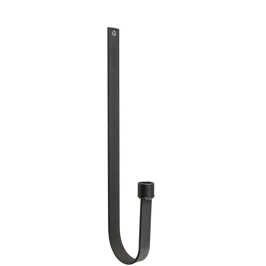 Väggljusstake - Ljusstake - Smide - Gjutjärn - 40 cm - 2