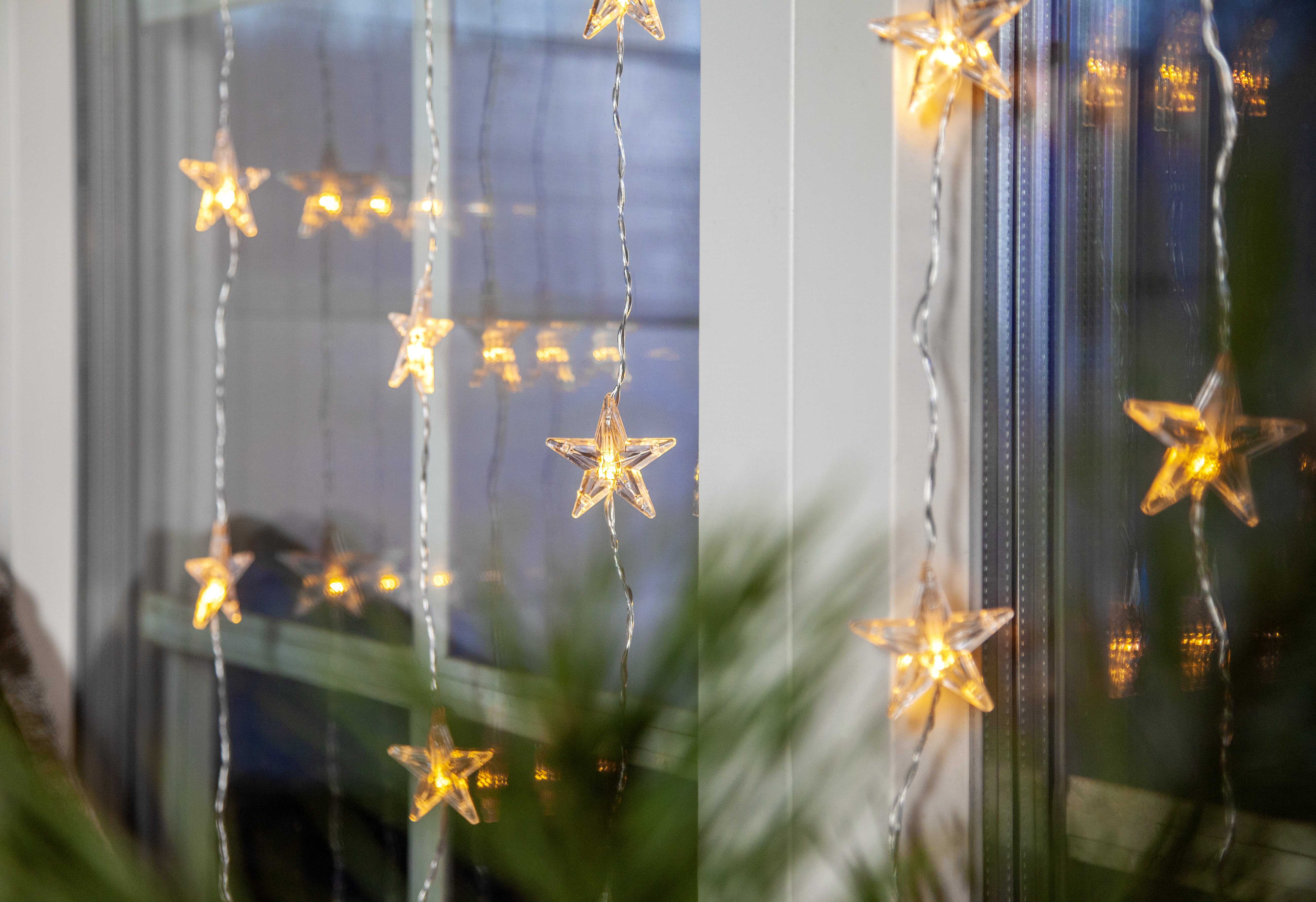 Light curtain with stars - Star curtain - 200x90 cm - 6