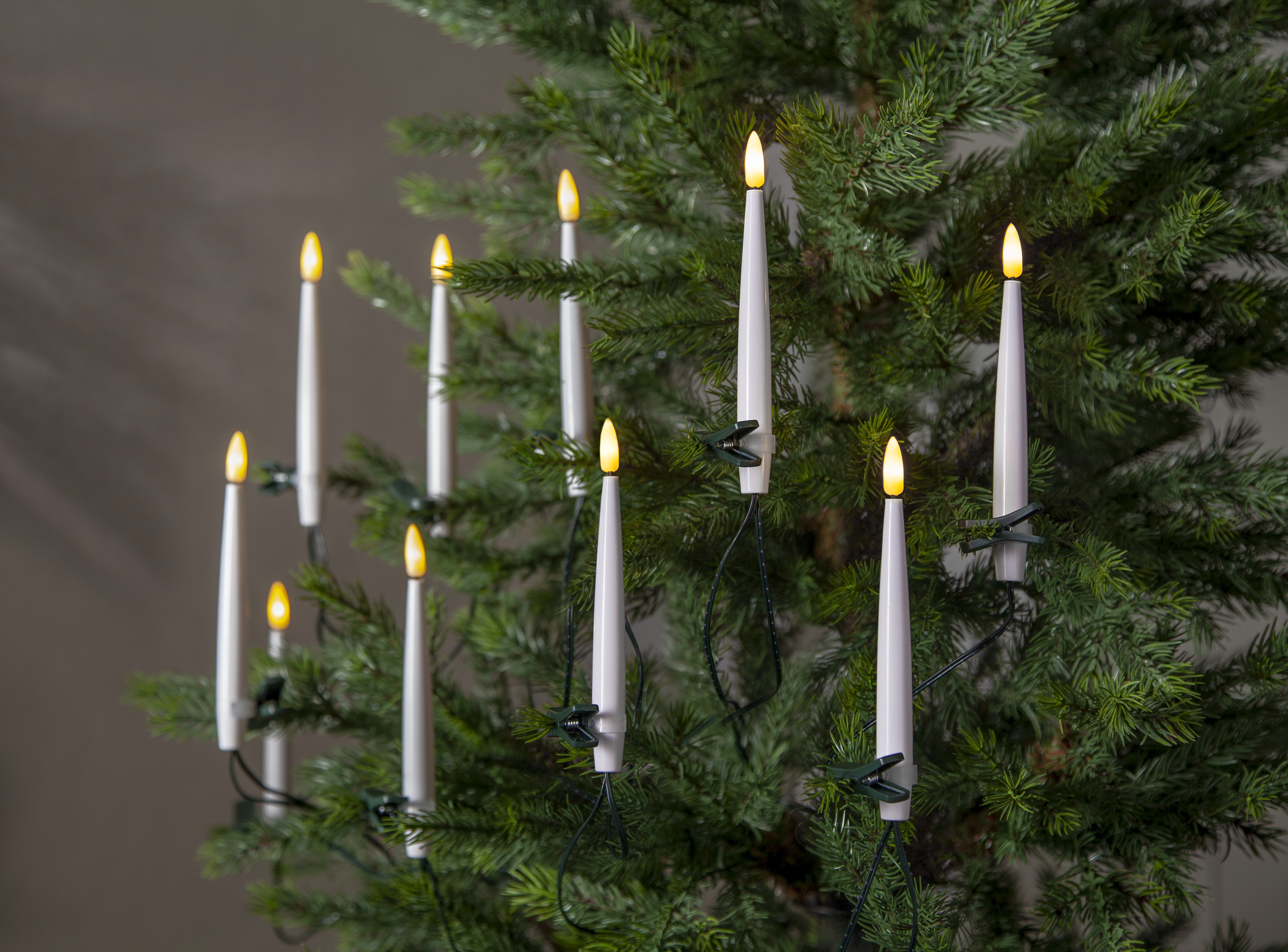 Julgransbelysning - 16 ljus - Batteridriven - 4