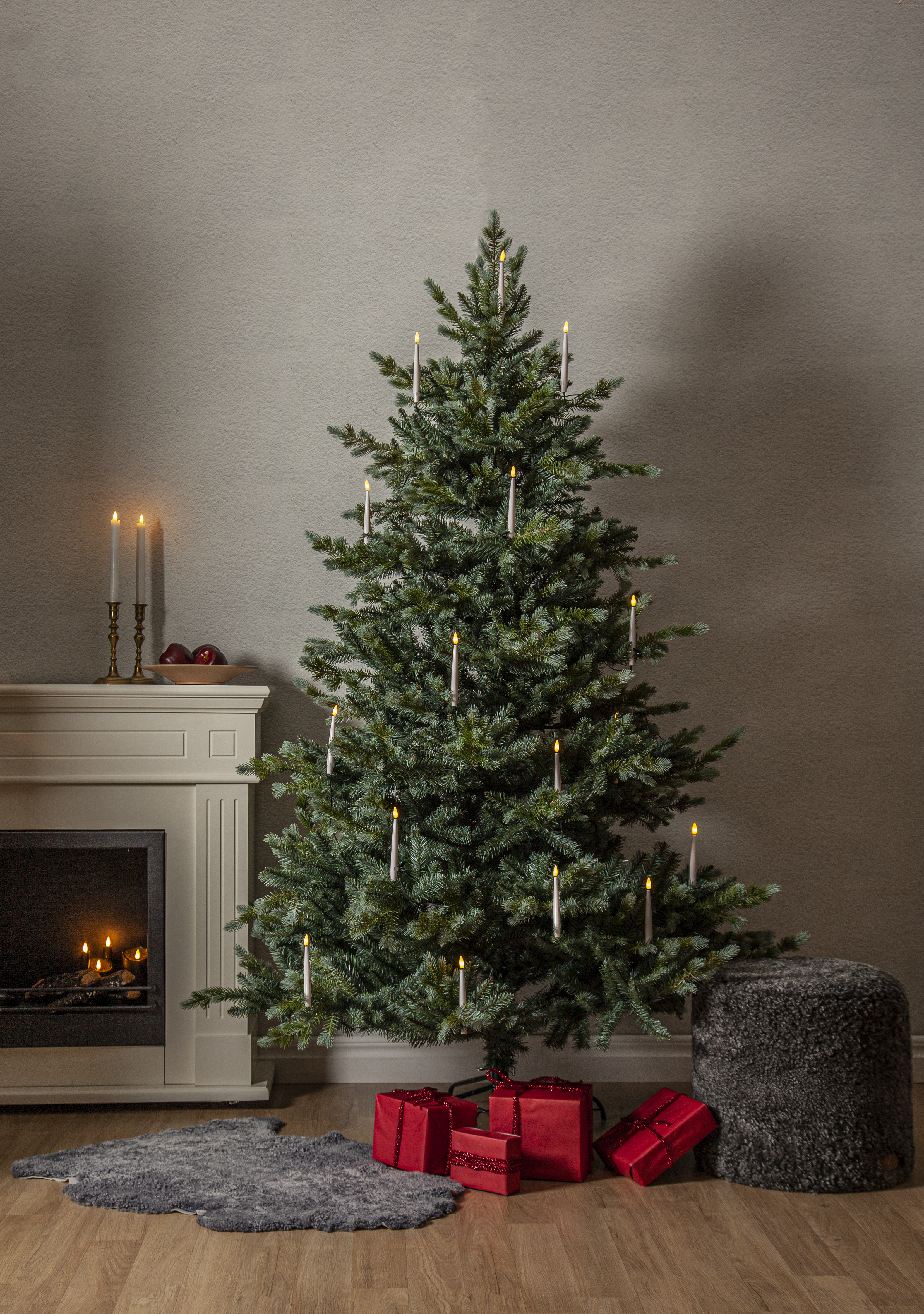 Julgransbelysning - 16 ljus - Batteridriven - 2