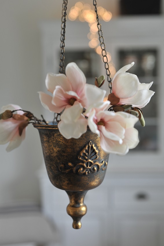 Magnolia Branch - Pink - 30 cm - 3