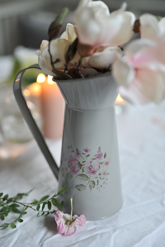 Magnolia Branch - Pink - 30 cm - 4