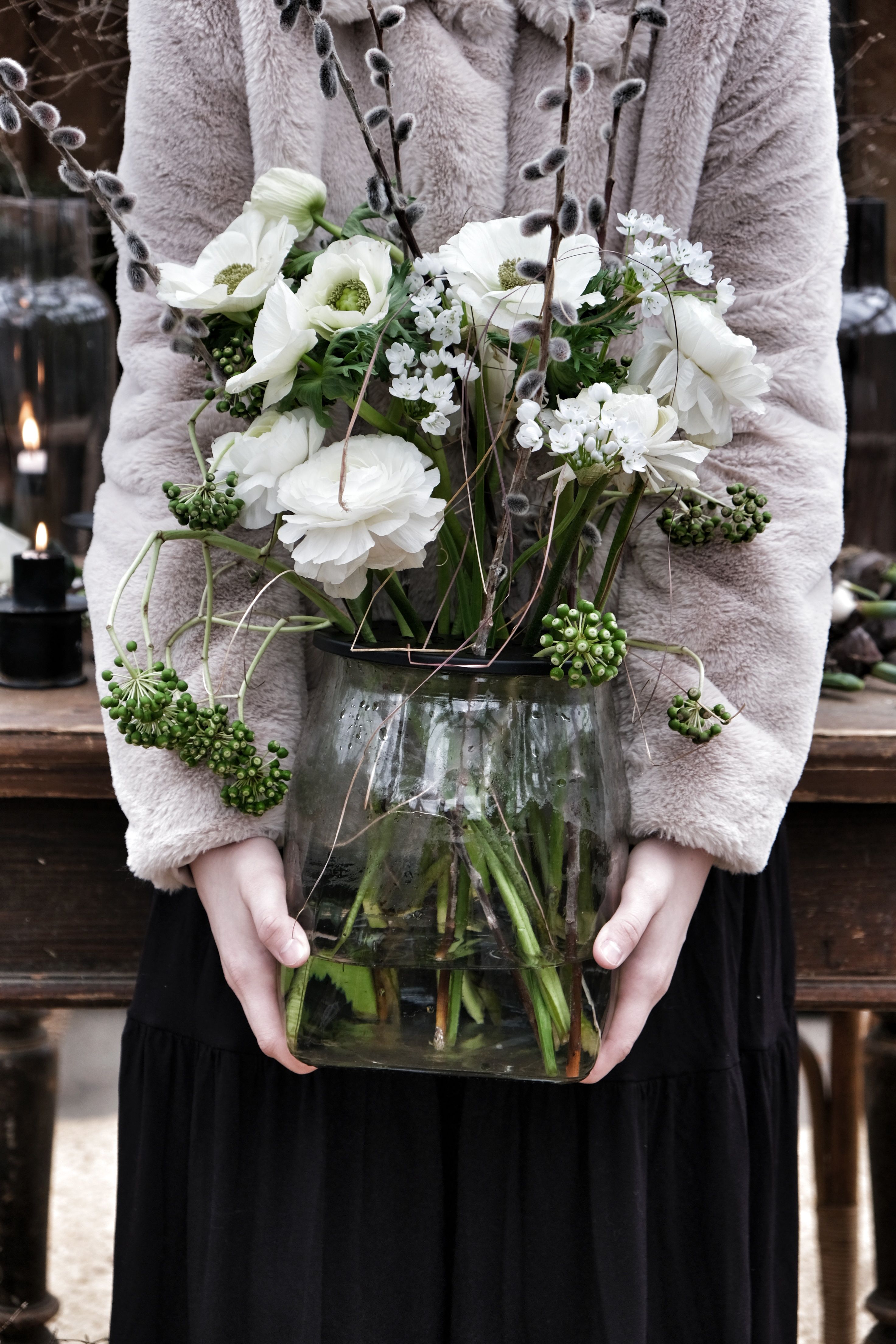 Glass vase - Vase with lid - 9