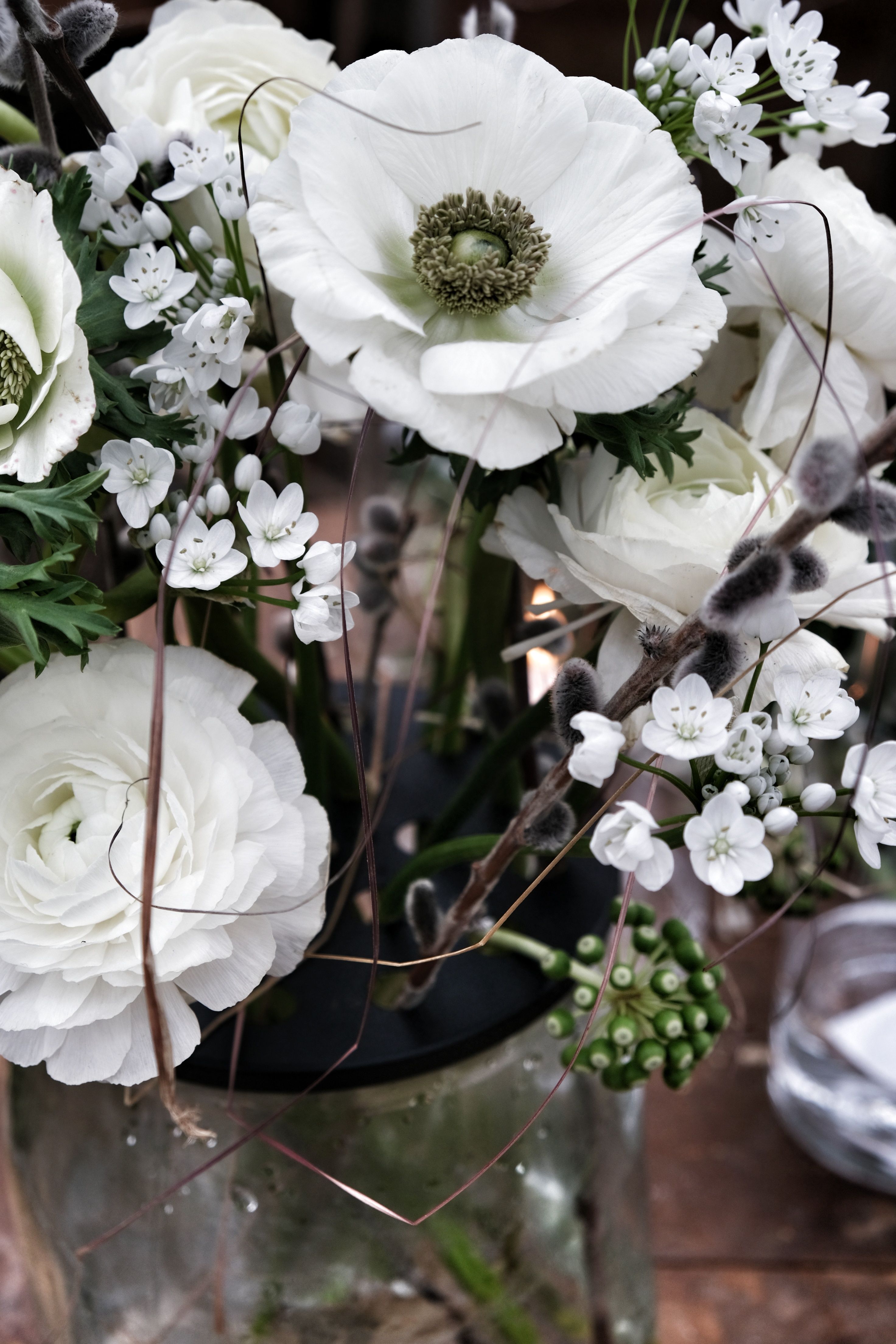 Glass vase - Vase with lid - 13