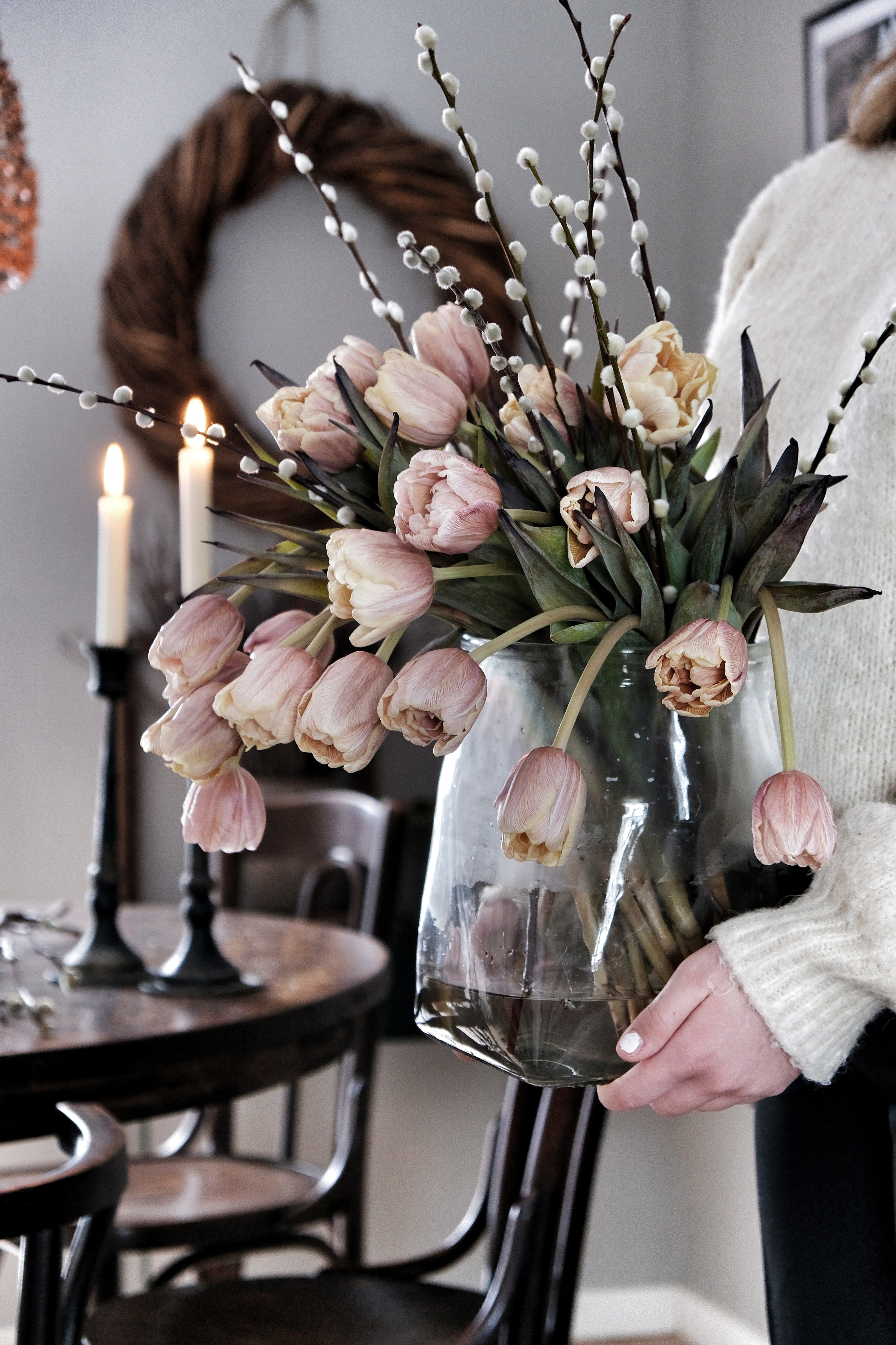 Glass vase - Vase with lid - 4