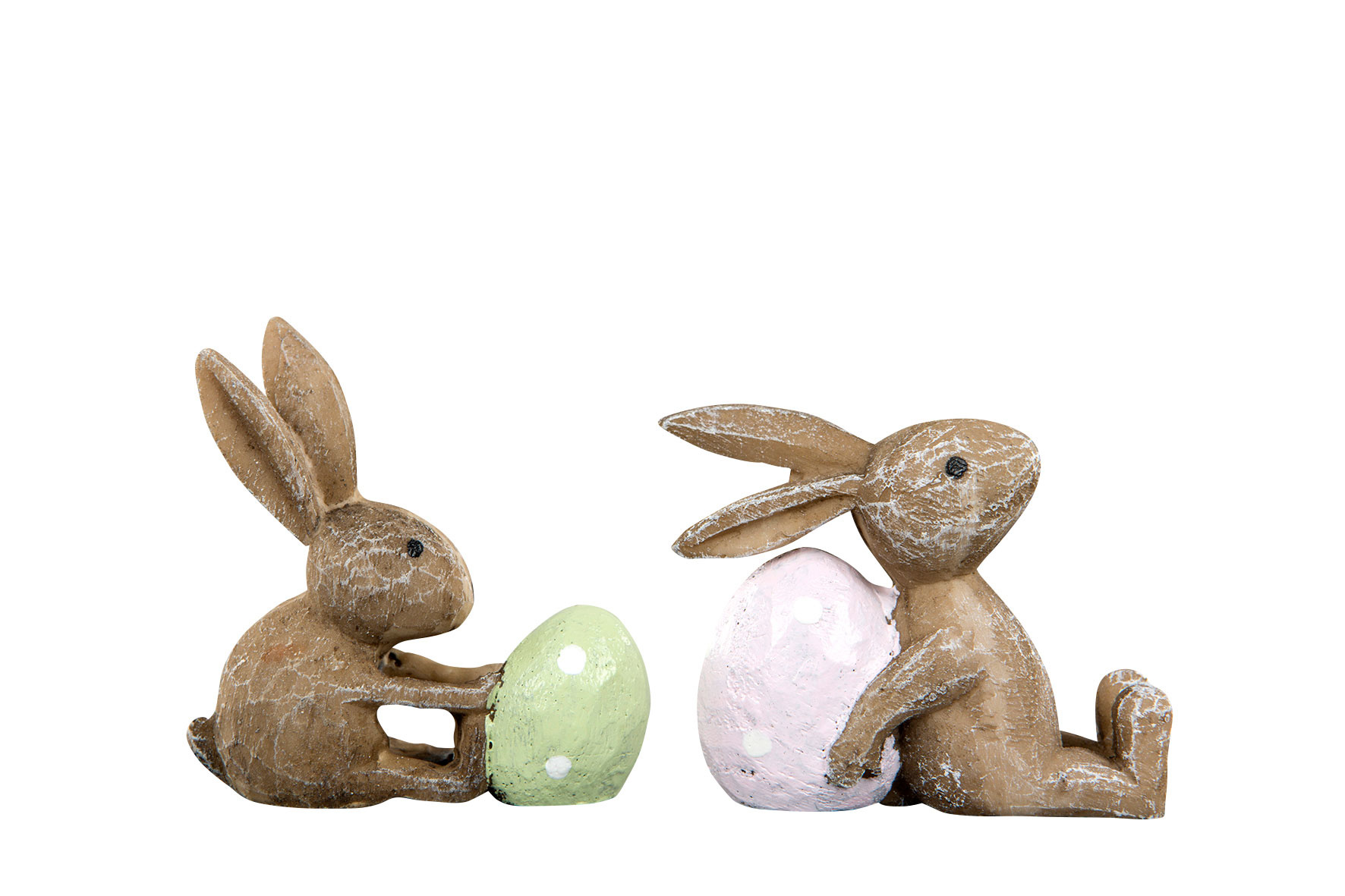 Kanin Med Ägg Poly Mix 6x2x7 cm - 2-pack - 3