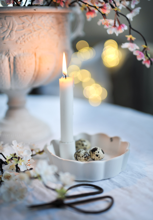 Lidatorp Daisy Candle Holder - Candle Holder - White - 15 cm - 2