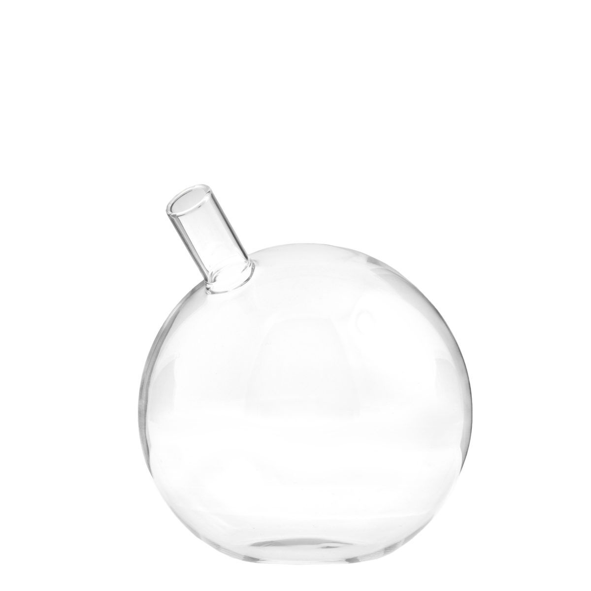 Vase - Clear glass vase - 15 cm - 4