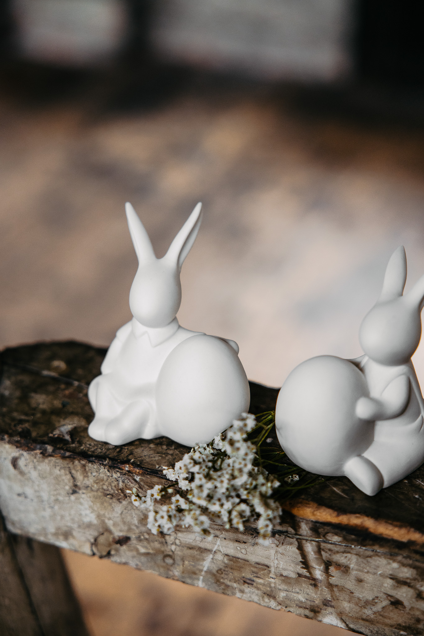 Otto - Rabbit - Hare - White Easter decoration - 3