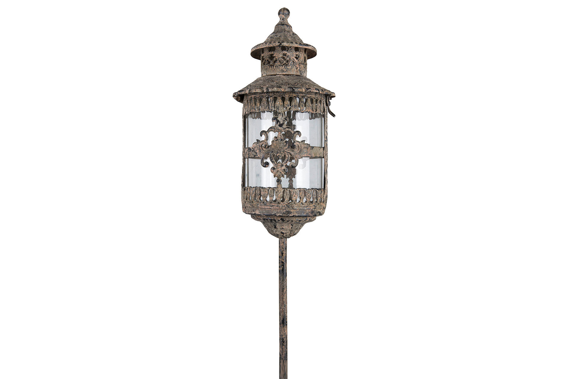 Lantern on a pole 70x26x10 cm - 2-pack - Antique brown - 3