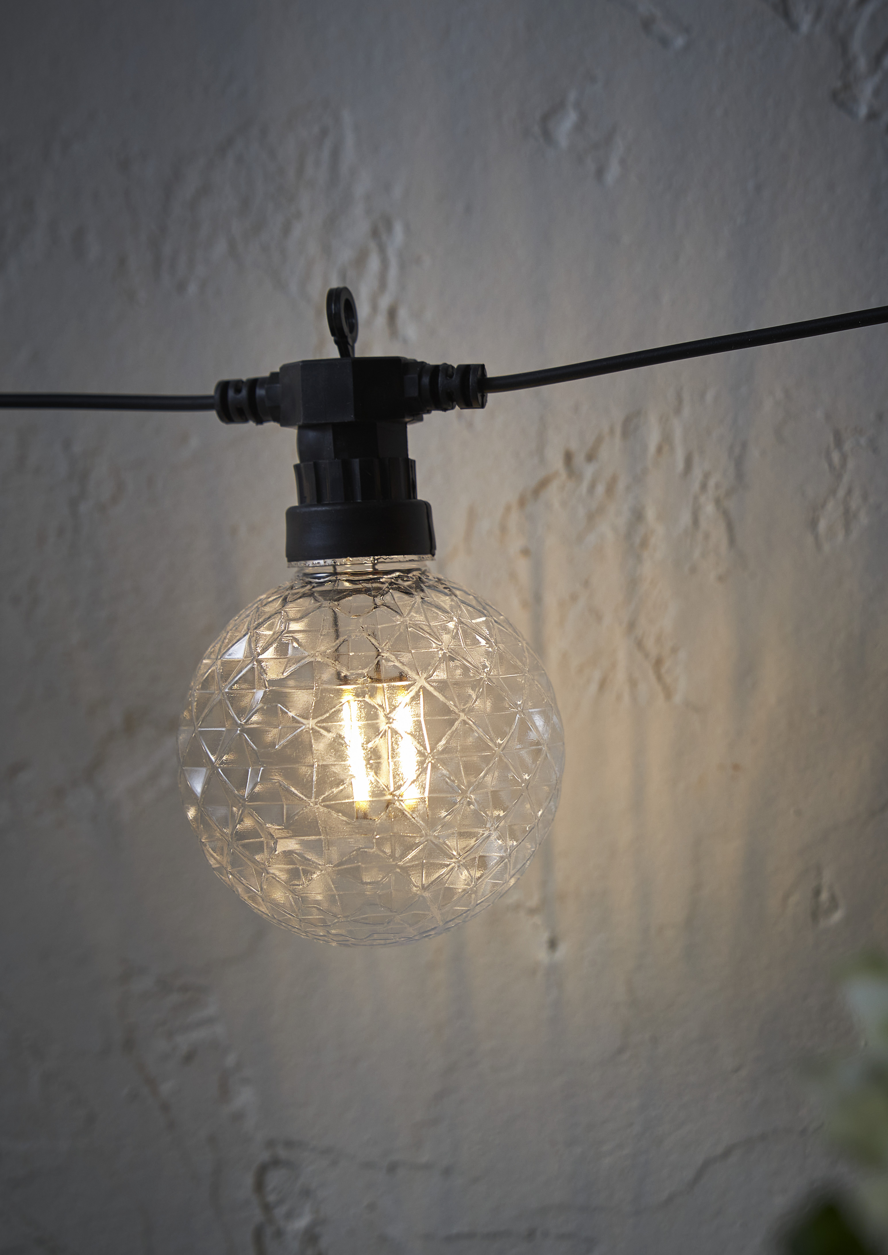 String lights Faceted lights - 4.5 metres - 3