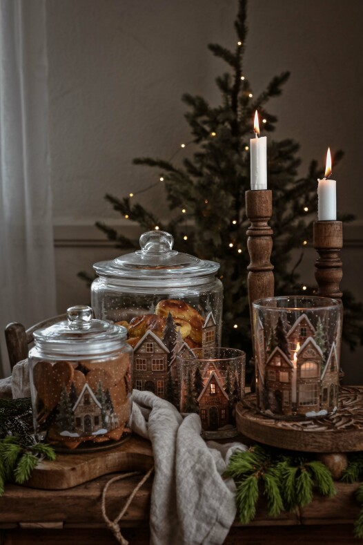 Glass jar Santas Cottage 4 liter - Majas Cottage - 3