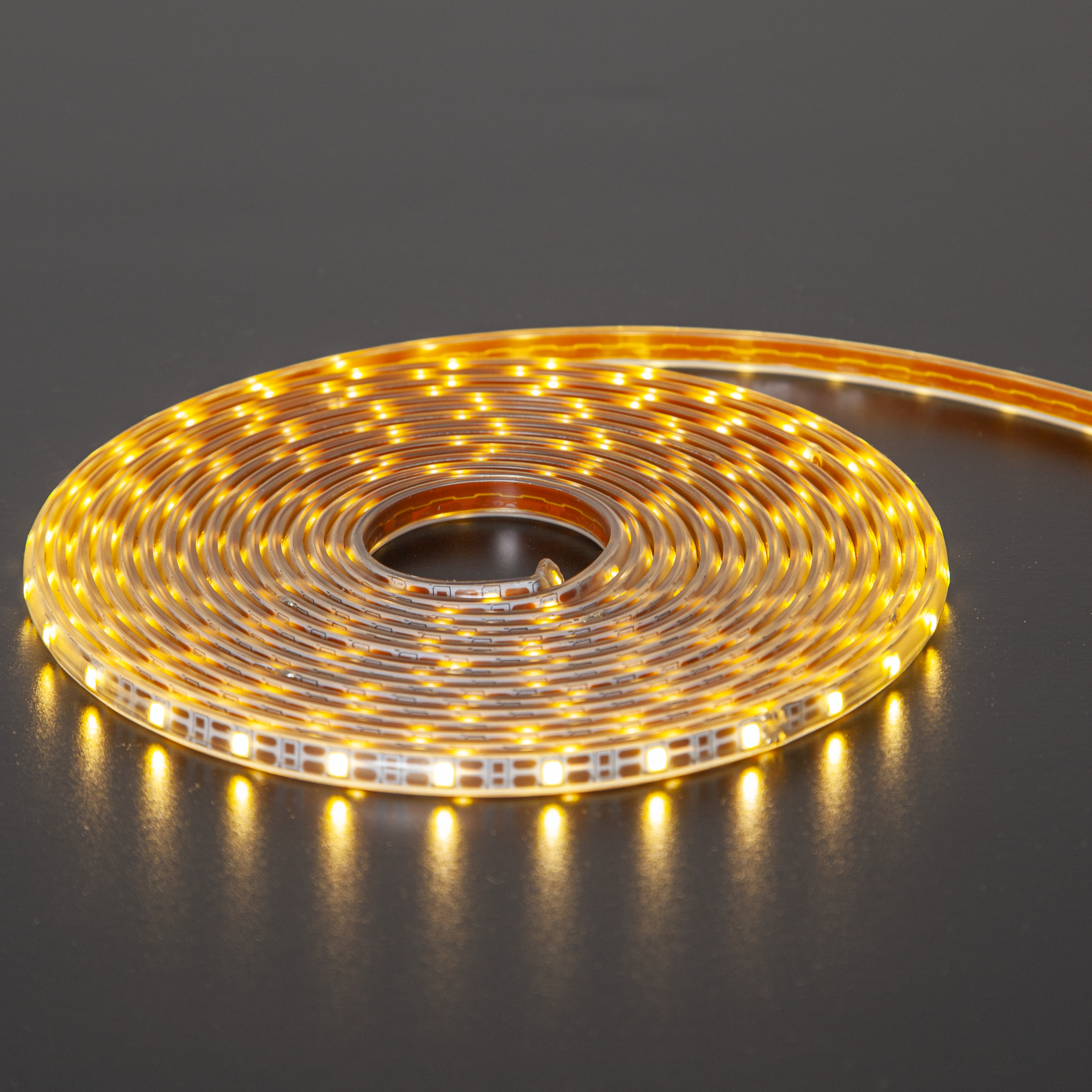 Solcells-ljusslinga -  5 meter med 300 varmvita ledlampor - 2