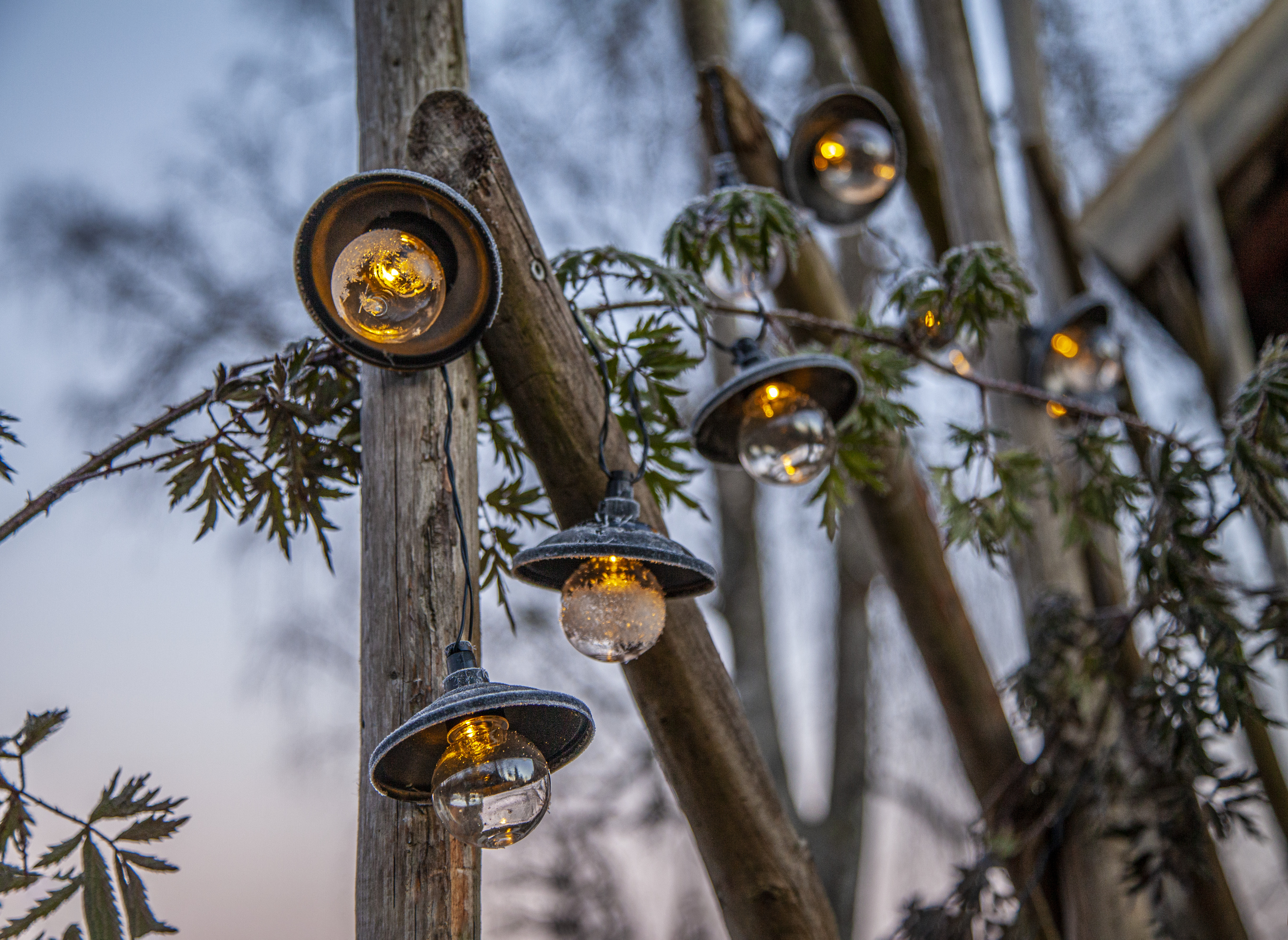 Solar light string - Solar string with shades - 180 cm - 2