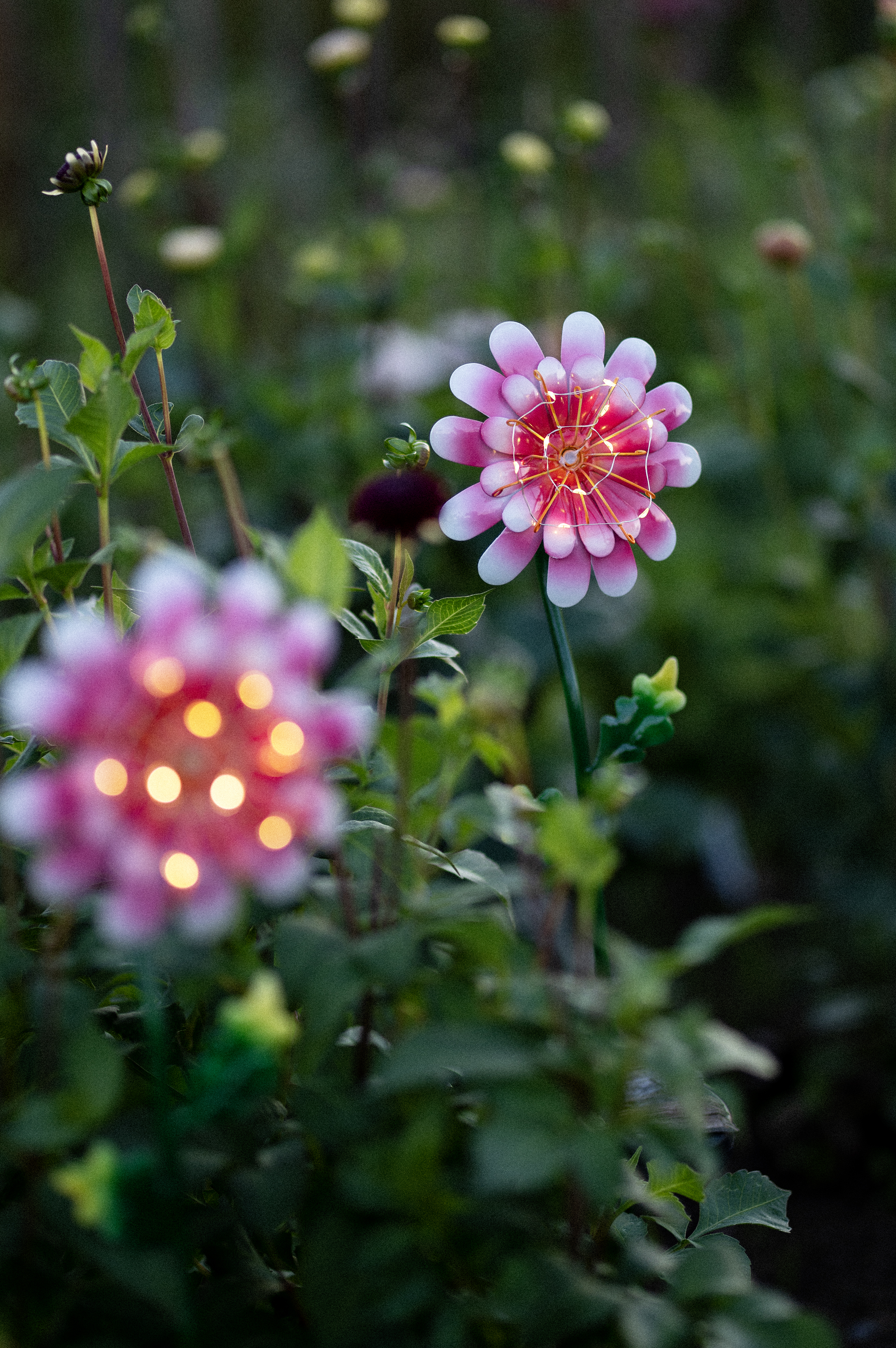 Solar decoration - Flower - 81x15x12 cm - 2