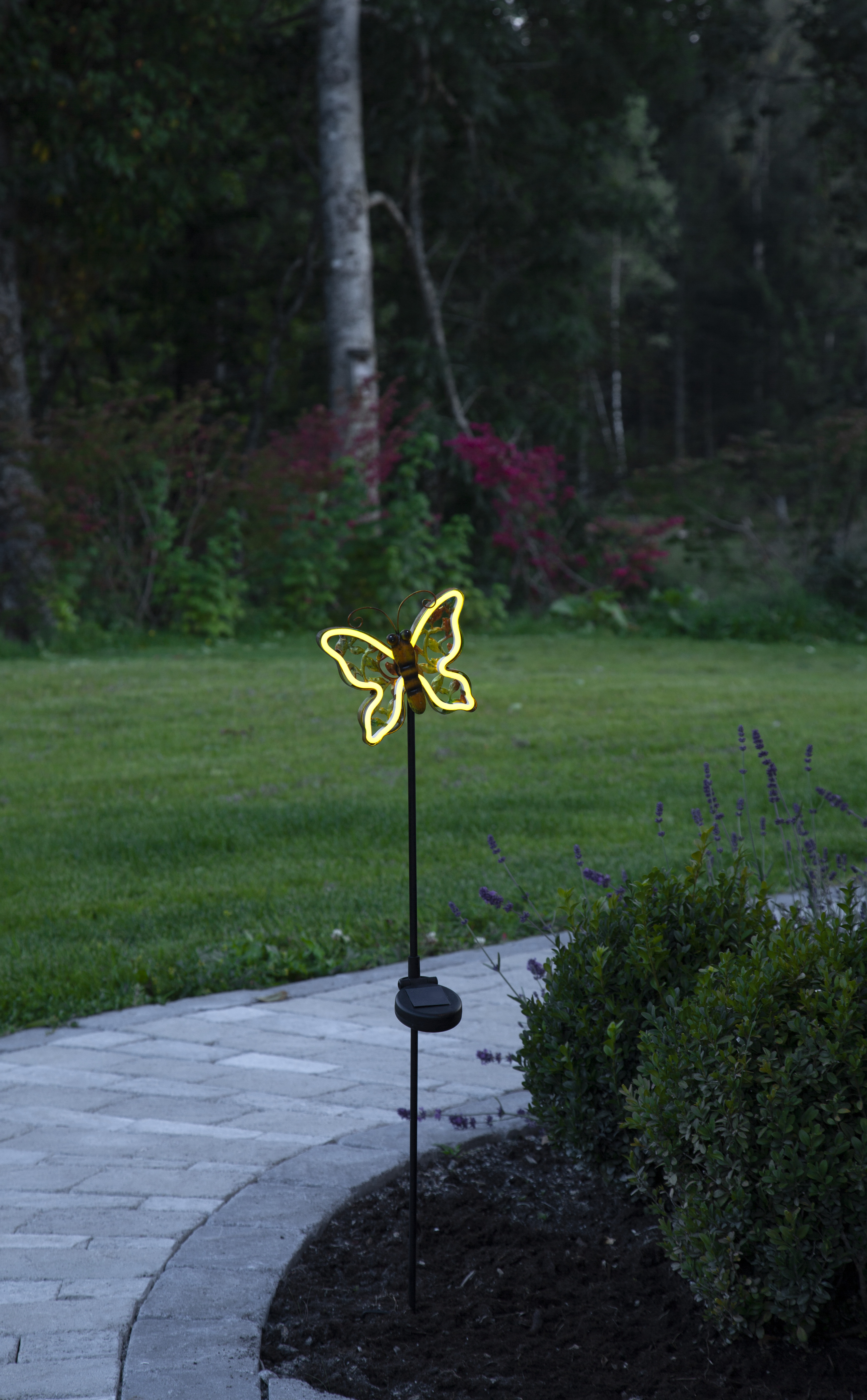 Solar-powered decoration - Butterfly - 80x18x11 cm - 2