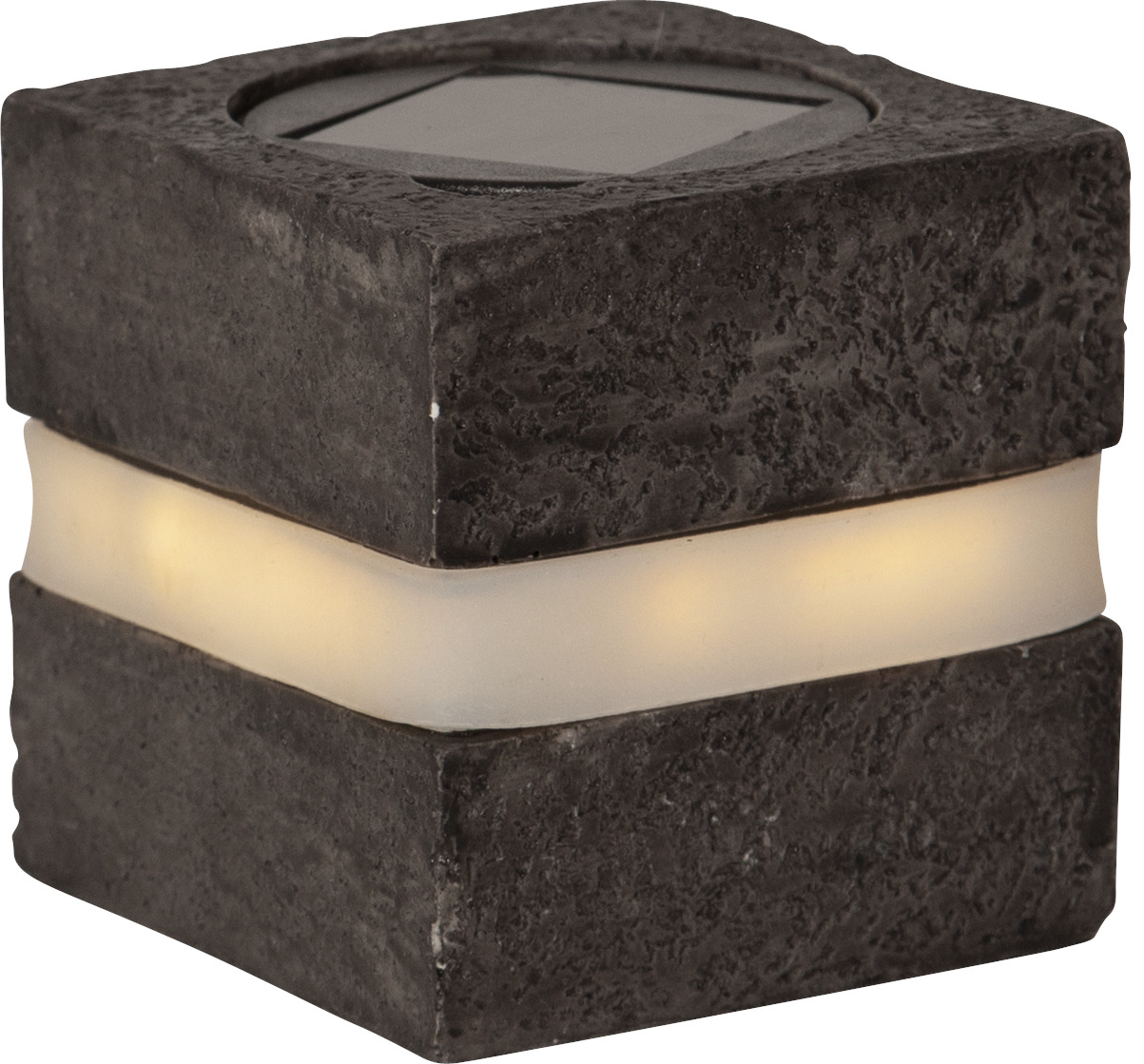 Solar cell decoration - Stones - 2-pack - 7