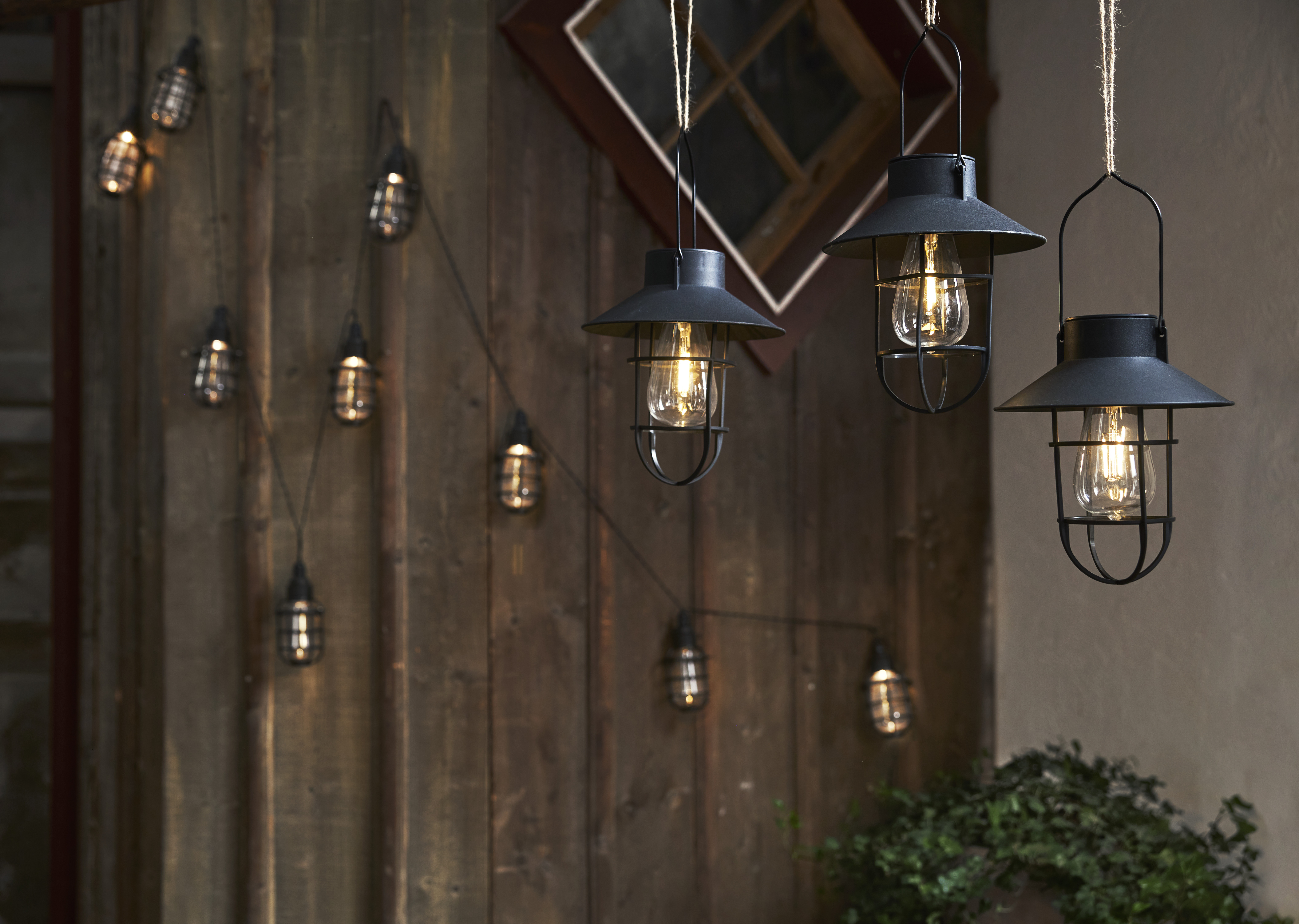 Solar cell decoration - Lamp - Industry - 21x18 cm - 2